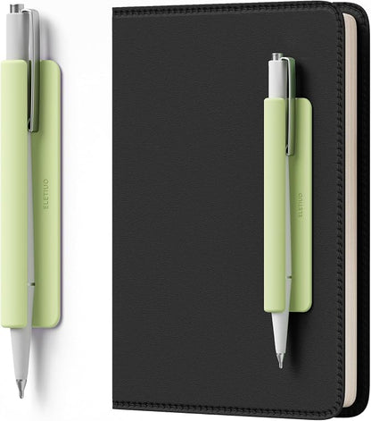 ELETIUO Pencil Holder For Most Pens, Self-Adhesive Stick To Notebooks, Silicone by ELETIUO
