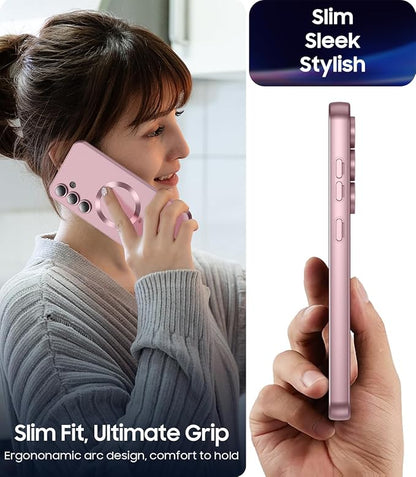 Magnetic for Samsung Galaxy S24 Plus Case Slim Soft Silicone Bumper Shockproof - Image 7
