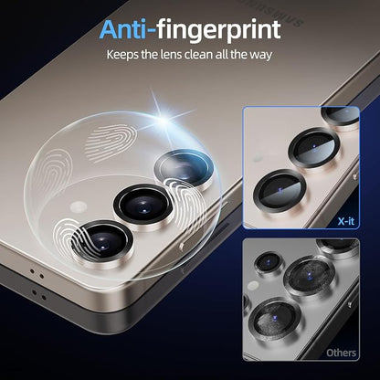X-it Camera Lens Protector for Samsung S25 Plus, 9H Tempered Glass, Independent - Image 6