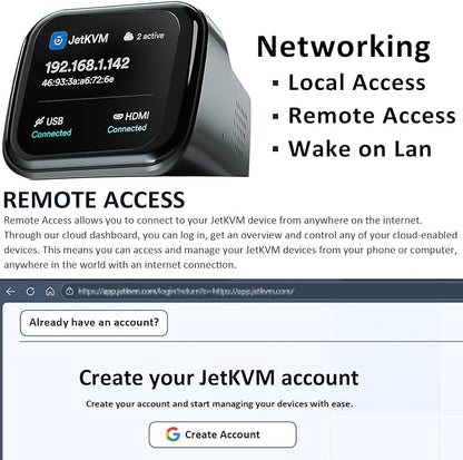 JetKVM IP KVM PC Remote Control, Jet KVM Over IP Ethernet Open-Source - Image 3