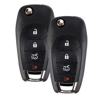 Flip Car Key Fob for 2016/2017/2018/2019 Cruze XL8 Systems Only Keyless Entry by USAKeys