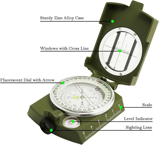 Compass, Hiking Compass for Survival - Image 2