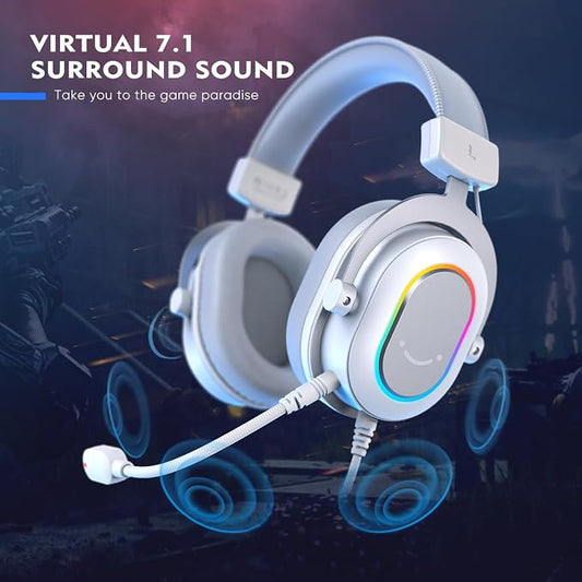 FIFINE USB Gaming Headset, PC Headphones Wired - Image 2