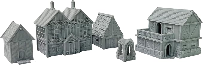 HAUTICO Tabletop Miniature Little Town Building Terrains by HAUTICO