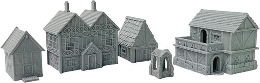 HAUTICO Tabletop Miniature Little Town Building Terrains by HAUTICO