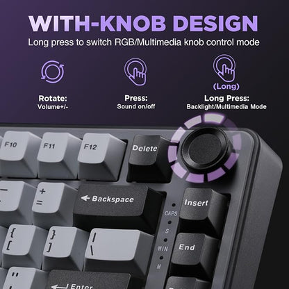 YUNZII B75 Mechanical Keyboard, 75% Layout - Image 7