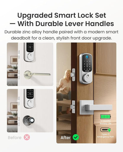 DESLOC B200 Fingerprint Smart Lock - Image 2