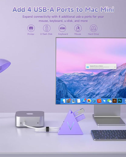 USB C Hub, USB Type C to 4-Port USB 3.0 Adapter - Image 8