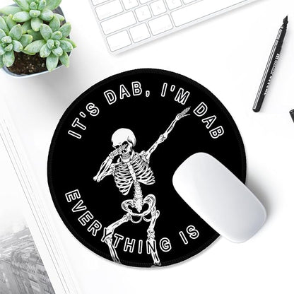 ITNRSIIET Round Mouse Pad with Stitched Edge Premium-Textured Waterproof - Image 6