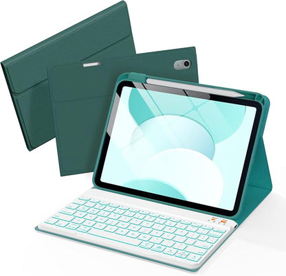 Folio Keyboard Case for iPad 10th Gen 10.9 inch and iPad 11th, Magnetic by Unknown