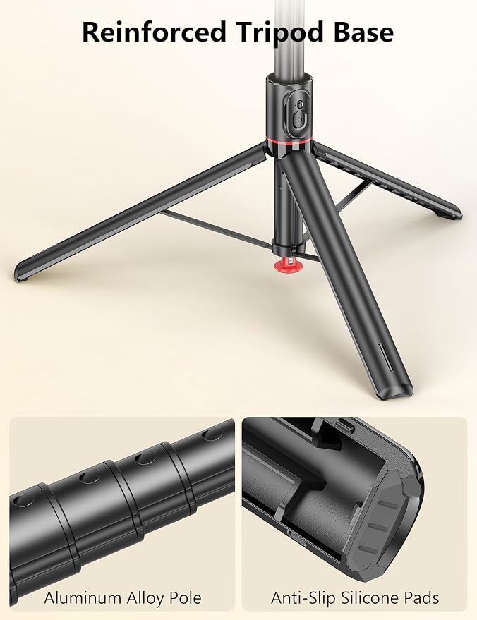 68" Automatic Tripod, Auto-Open Phone Tripod Stand - Image 7