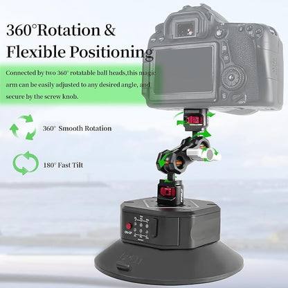 FIFIELD 6in Electric Auto Pump Suction Cup Camera Mount - Image 7