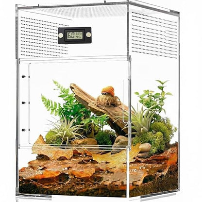 2 Pcs Magnetic Jumping Spider Enclosure Thermometer and Humidity Gauge - Image 3