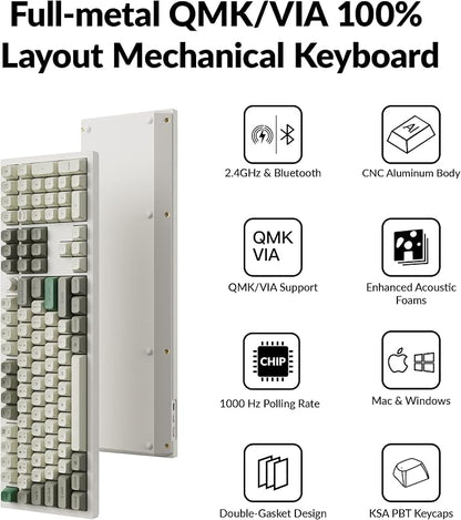 Keychron Q6 Max QMK/VIA Bluetooth Wireless /2.4 GHz/USB-C Wired Custom - Image 4