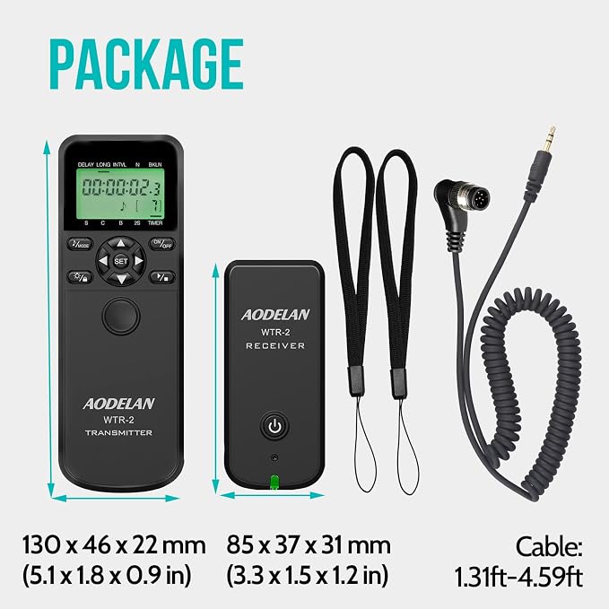 Wireless Shutter Camera Remote Intervalometer Timer Compatible - Image 8