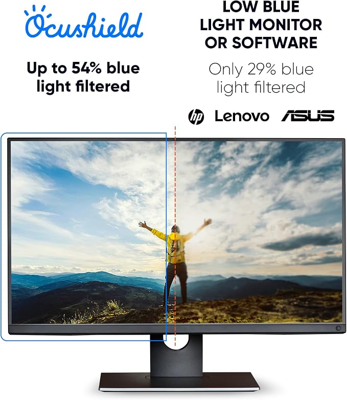 Ocushield 15.4” W Premium Anti Blue Light Screen Protector - Image 7