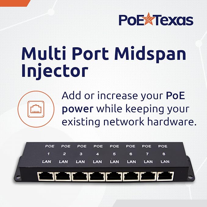 PoE Texas 8 Port Injector - Image 2