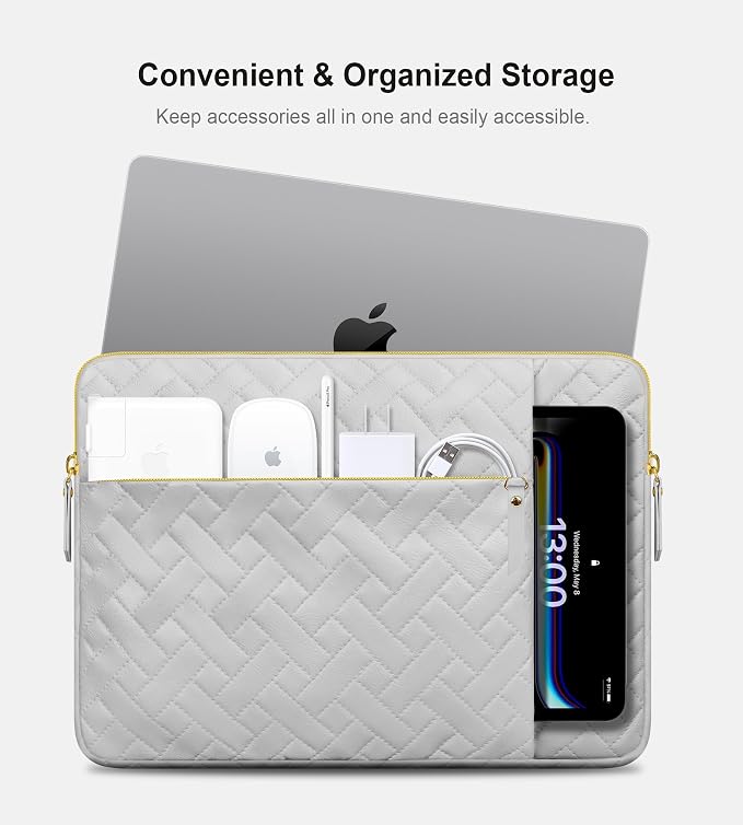 Lacdo 14 Inch Laptop Sleeve Case - Image 3