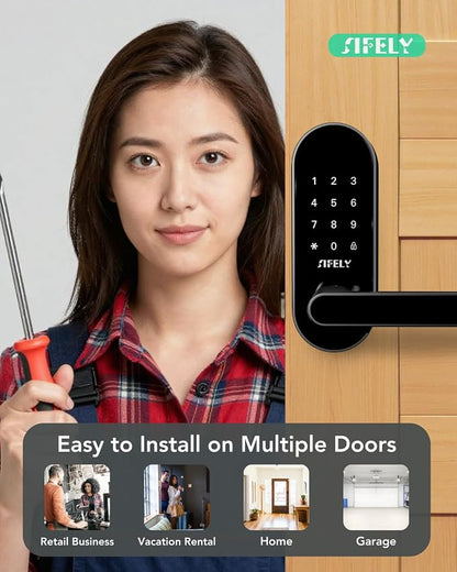 Keyless Entry Keypad Smart Door Lock - Image 3