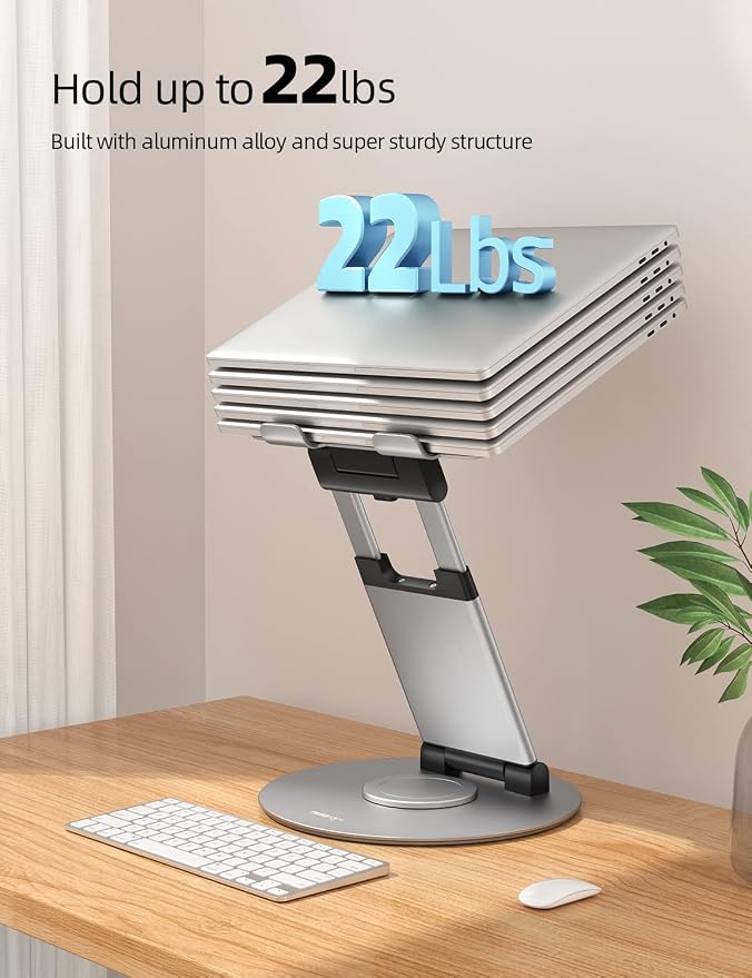 Nulaxy Telescopic 360 Rotating Laptop Stand - Image 5