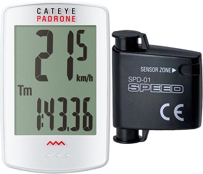 CATEYE Padrone Wireless Bike Computer – Oversized Display Cyclocomputer by CATEYE