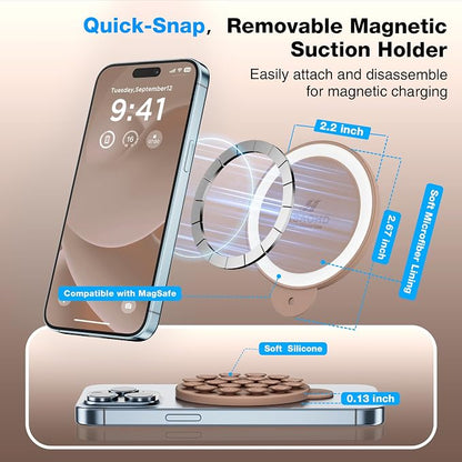 Magnetic Suction Cup Phone Mount - Image 3