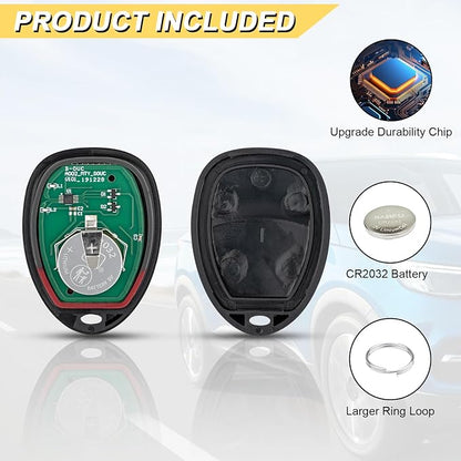 Vurkcy Key Fob Replacement for 2007-2024 Chevrolet Express Van & GMC Savana Car - Image 5