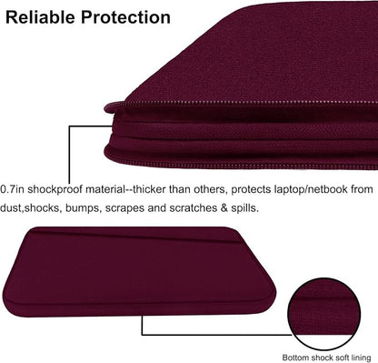 Laptop Sleeve 15.6 inch, Durable Computer Carrying Bag Protective Case - Image 4
