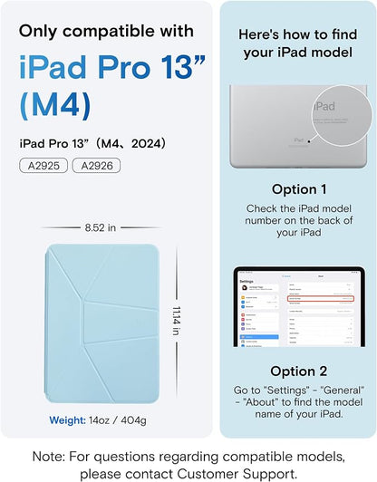 MOFT Dynamic Folio Case for iPad Pro 13 Inch 2024, Silm Magnetic Stand Case - Image 2