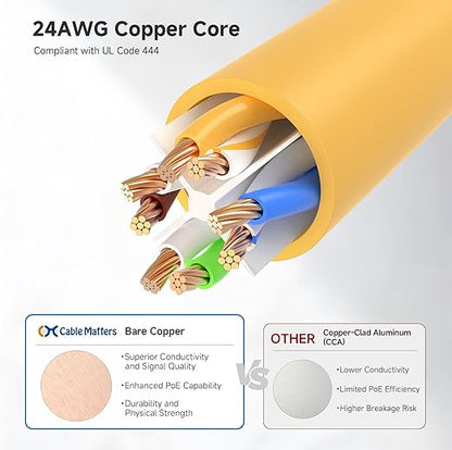 Cable Matters 10Gbps Snagless Cat 6 Ethernet Cable - 30ft - Image 6