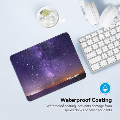 TECKNET Mouse Pad with Anti-fray Stitching, Waterproof Surface & Non-Slip - Image 4