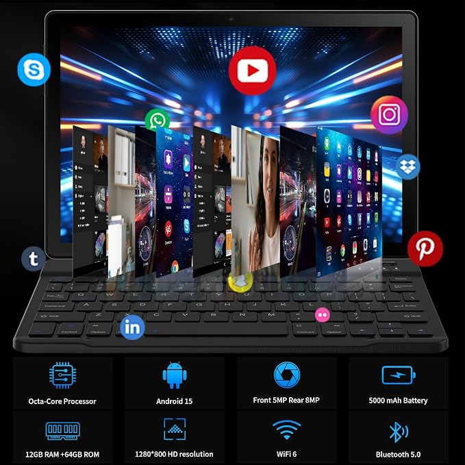 Latest 2025 Upgraded Android Tablet 10.1 Inch - Image 4