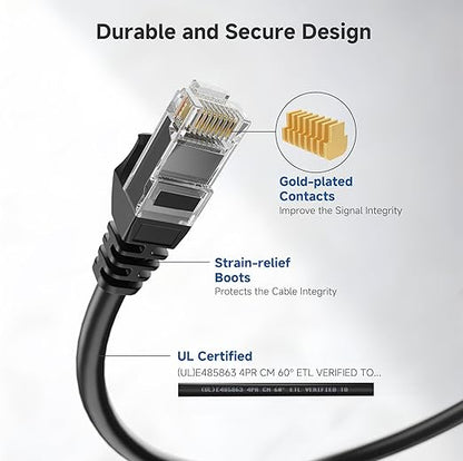 Cable Matters 10Gbps Snagless Cat 6 Ethernet Cable - 40ft - Image 4