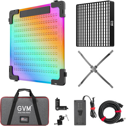 GVM 100W RGB Flexible Led Video Light, 2000K~10000K, Flexible Folding LED Panel by GVMGreatVideoMaker