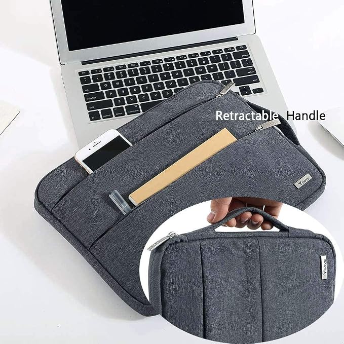 Voova Laptop Sleeve Carrying Case 15.6 16 Inch, Slim Computer Cover Bag - Image 3