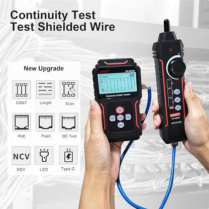 NOYAFA NF‑8209S Network Cable Tester – Upgrade Ethernet Cable Tester - Image 2