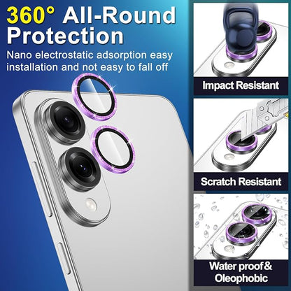 for Samsung Galaxy S25 Edge Camera Lens Protector, Individual Metal Ring - Image 3