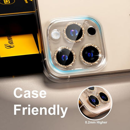 beuxece for 6 Pack iPhone 16 Pro/iPhone 16 Pro Max Camera Lens Protector 9H - Image 6