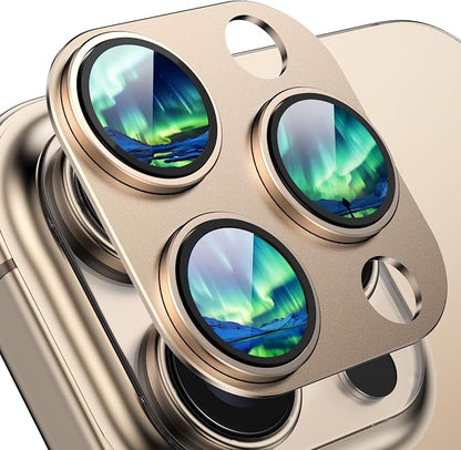 Compatible with iPhone 16 Pro Max Camera Lens Protector, 9h Metal Aluminum by HOME