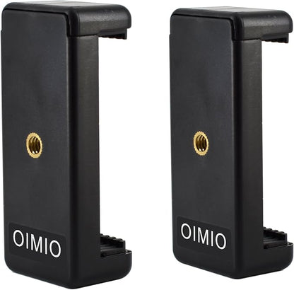 Universal Cell Phone Tripod Mount Adapter, OIMIO Phone Holder Clip Connector by OIMIO
