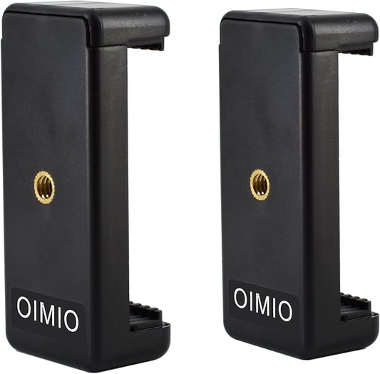 Universal Cell Phone Tripod Mount Adapter, OIMIO Phone Holder Clip Connector by OIMIO