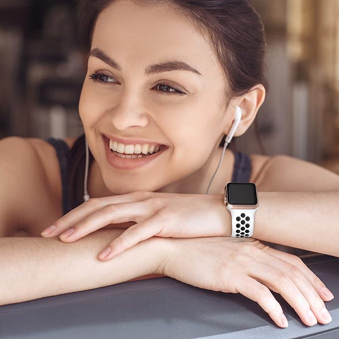 Lerobo Compatible with Apple Watch Band 41mm 40mm 38mm Series 11 10 42mm Women - Image 3
