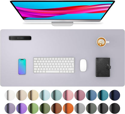 Aothia Large PU Leather Desk Pad Protector by Aothia