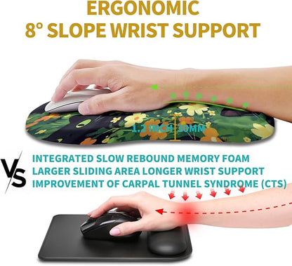 Hokafenle Ergonomic Mouse Pad Wrist Support, Wrist Rest Mousepad - Image 4