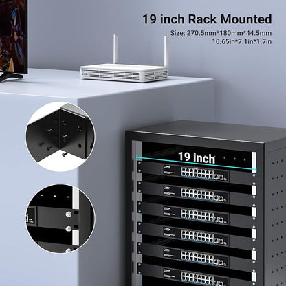 18 Ports 10Gb Unmanaged Ethernet Switch - Image 7
