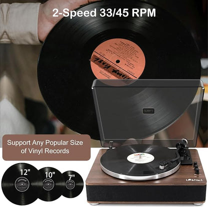 LP&No.1 Vinyl Record Player - Image 6