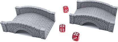 EnderToys Stone Footbridges by Printable Scenery, 3D Printed Tabletop RPG - Image 2