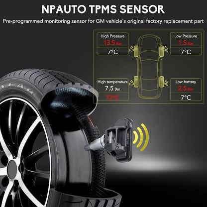 NPAUTO TPMS Sensor Fits for Smart Fortwo, Mercedes Benz C300 C350 C63/CL63 AMG - Image 5