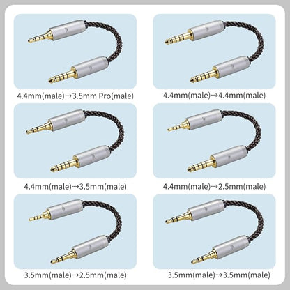 okcsc 3.5MM Male to 2.5MM Male Ultra Short Hifil Male to Male AUX Audio Cable - Image 7