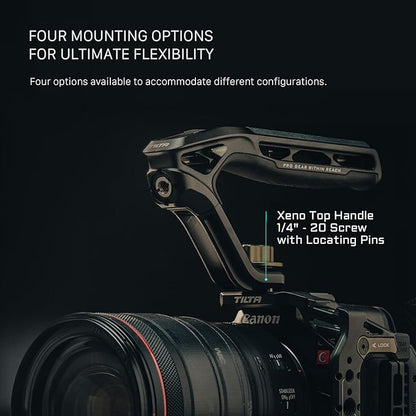 Tilta Xeno Top Handle for Filmmakers & Cameras-Titanium Gray | Aluminum Alloy - Image 4